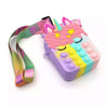 PRE ORDER Cartera Pop It Unicornio
